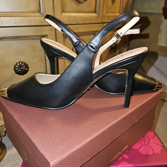 Torgeis brand sling back heels - Picture 2 of 4